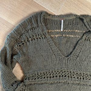 Free People Boho Long Sleeve Sweater
